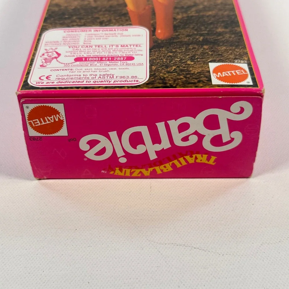 Mattel Trailblazin Barbie Doll 1991 Special Edition Western Cowgirl 2783 NIB